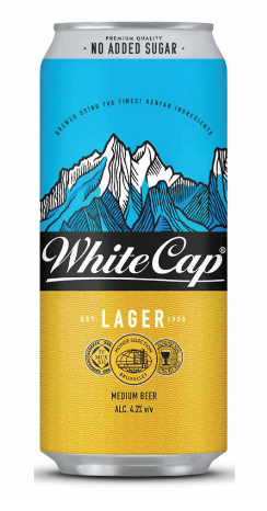 White Cap Can - 500ml x 6 pack