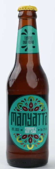 Manyatta Cider Pineapple Mint - 330ml Bottle