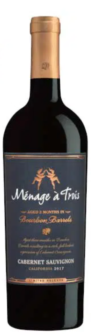 Ménage à Trois Bourbon Barrels Cabernet Sauvignon - 2018